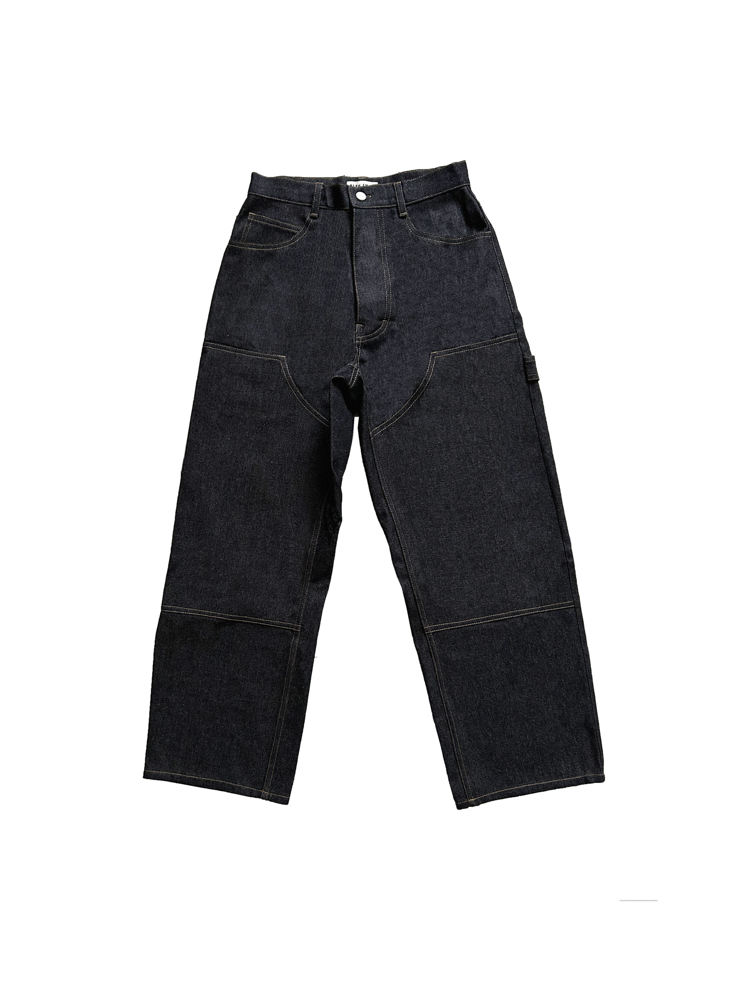 Pantalon denim double knee