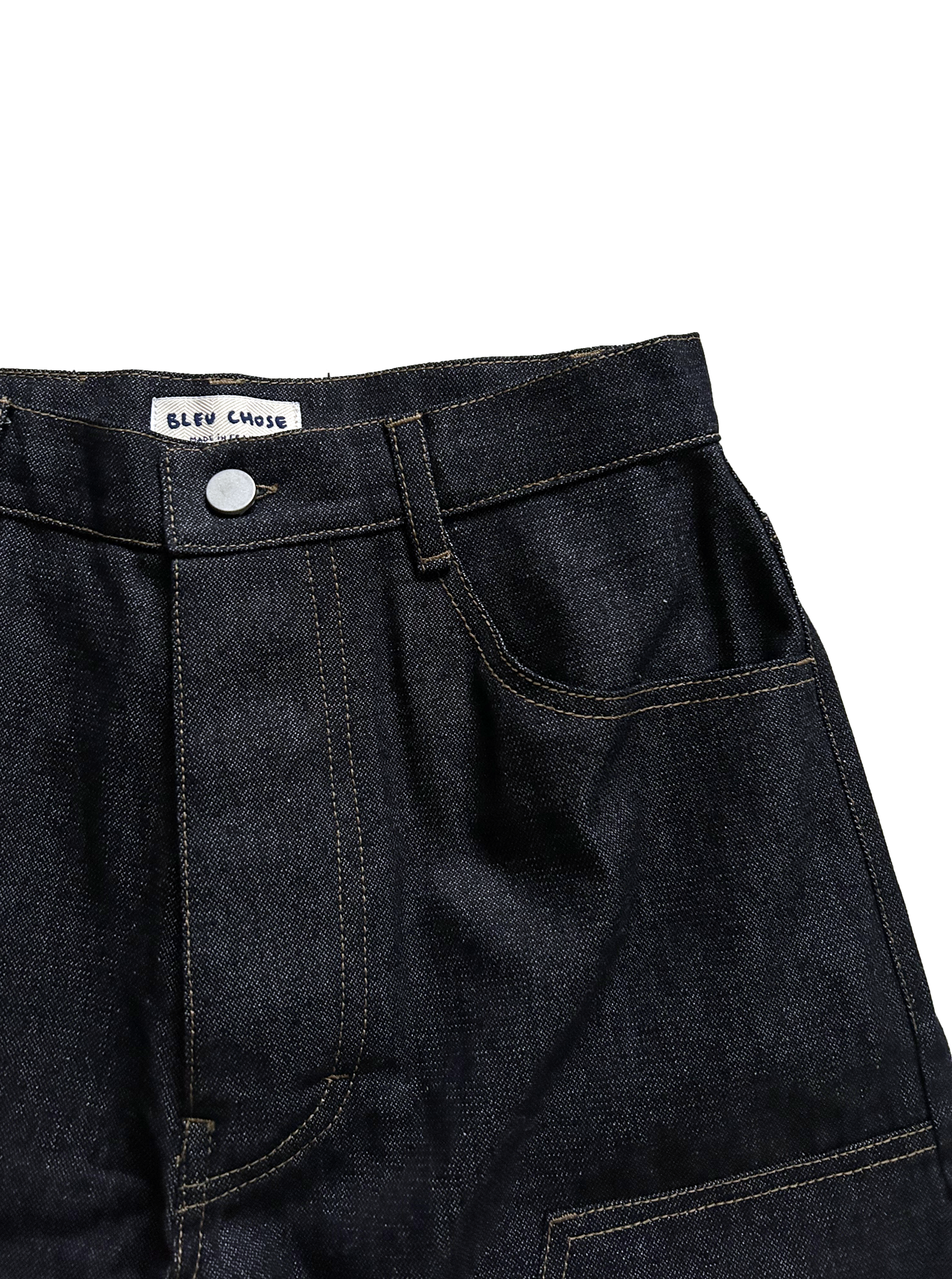 Pantalon denim double knee