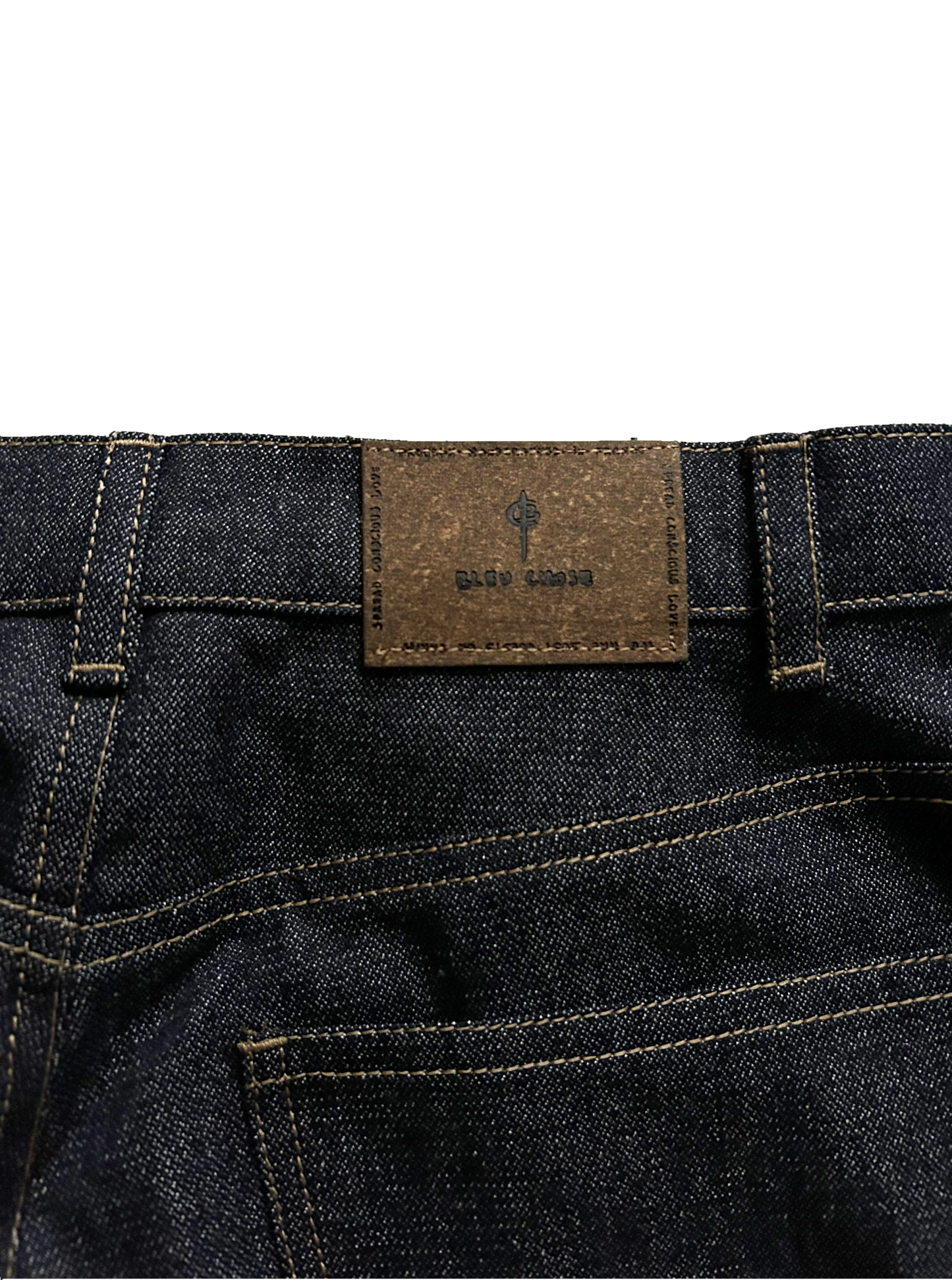 Pantalon denim double knee